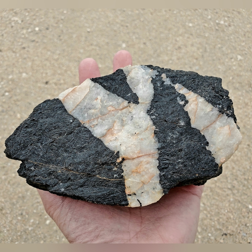 Rare Find Large Hematite Goethite Tourmaline Quartz Raw Rough Gem Stone